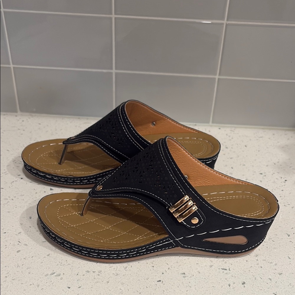 Elegant Black Women's Sandals